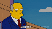 Episode 4 Superintendant Chalmers GIF by The Simpsons