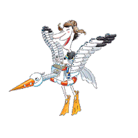 Ptak Bocian Sticker by Red Bull