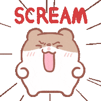 Scream No Sticker