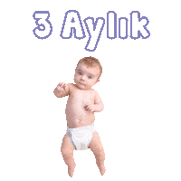 baby 3 months Sticker by ebebek
