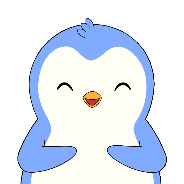 Happy Mood Sticker by Pudgy Penguins