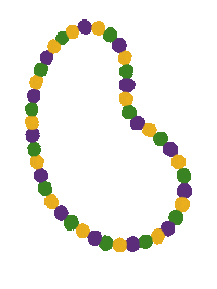 New Orleans Parade Sticker by Deep Fried Advertising