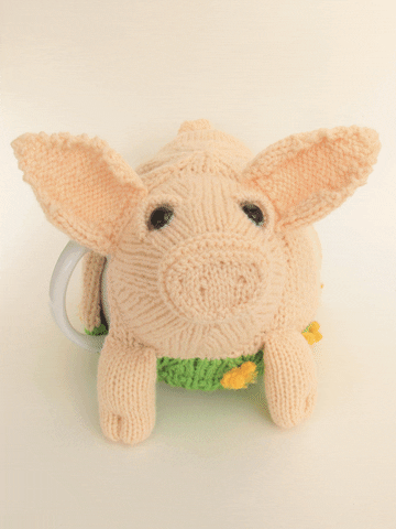 TeaCosyFolk pig farm knitting teacosyfolk GIF