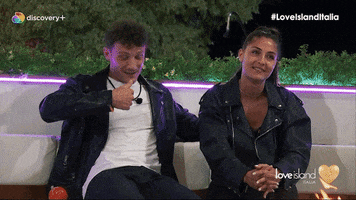 LoveIslandItalia reaction love tv show wolf GIF