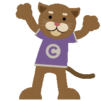 Mascot Cougar Sticker by Chatham University