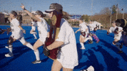 Field Hockey Running GIF by Northwestern Athletics