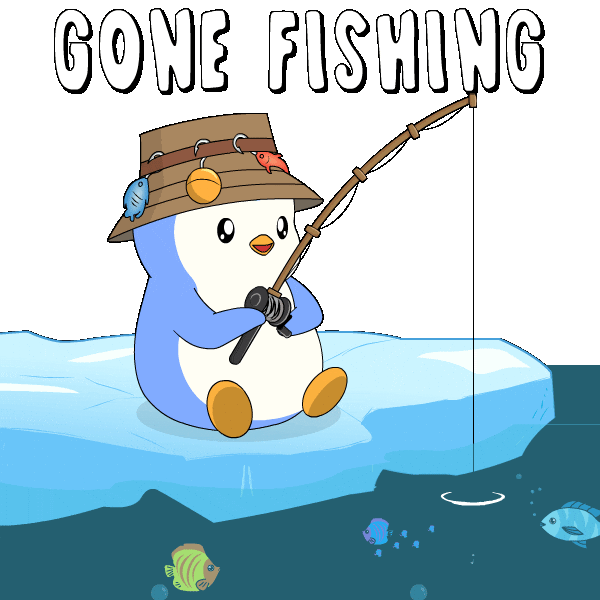 Water Relaxing Sticker by Pudgy Penguins