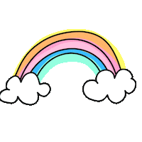 Friends Rainbow Sticker by Ivo Adventures