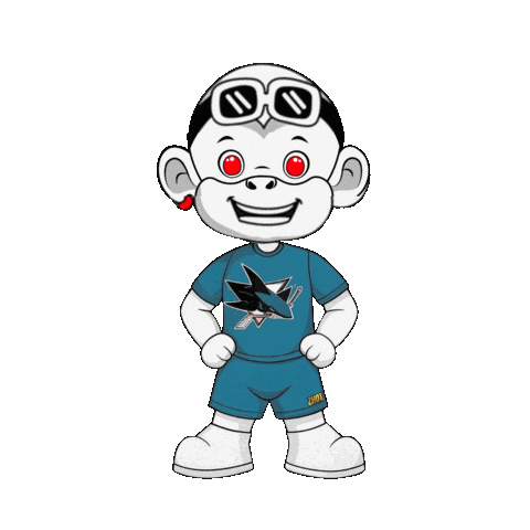 San Jose Sharks Sticker by Zhot Shop