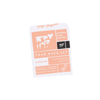 coppercowcoffee pourover womenowned vietnamese coffee pour over coffee Sticker