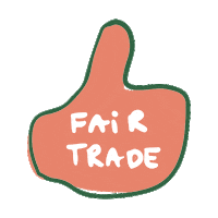 Fair Trade Sticker by Copper Cow Coffee