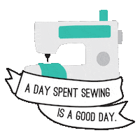 Sewing Machine Ufo Sticker by WeCrochet