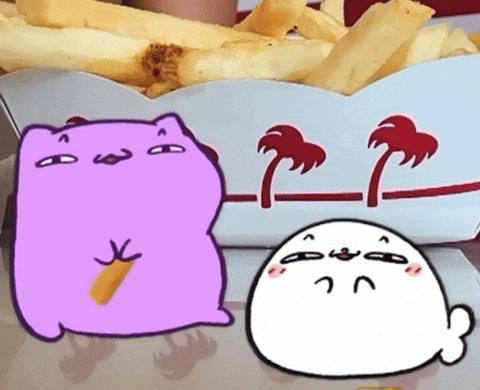 Interested French Fries GIF