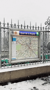 Snow Winter GIF by RATP
