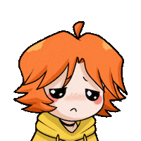 Sad Cry Sticker