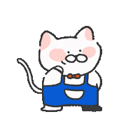avatalk confident ねこ 고양이 おしゃれ Sticker