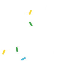 Confetti Donut Sticker by Compassion-First Pet Hospitals