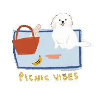 Summer Chilling Sticker by Andrea Caceres