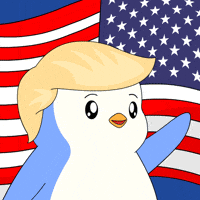 Donald Trump Crypto GIF by Pudgy Penguins