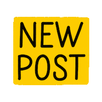 martineellis new post yellow lettering doodle Sticker