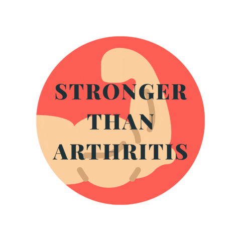 Stronger Than Arthritis Sticker by Chil Wellness