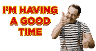 Sarcastic Good Time Sticker by Sethward