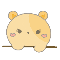 Lemon Cute Bear Sticker