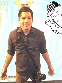 framebeta GIF by Republic Records Holiday Party GIFs