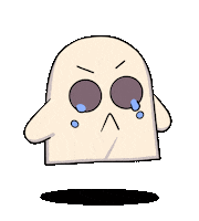 FernandezComics sad cry ghost tears Sticker