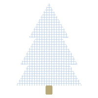 Christmas Tree Sticker by The Beaufort Bonnet Company
