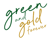 Green And Gold College Sticker by Baylor University