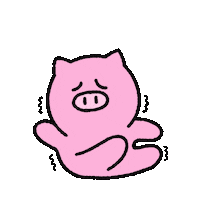 Yoonjunyoung pig 운동 돼지 하기싫어 Sticker