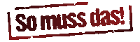 Somussdas Sticker by steda - so muss das!