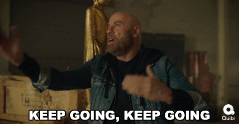 Keep Going John Travolta GIF by Quibi
