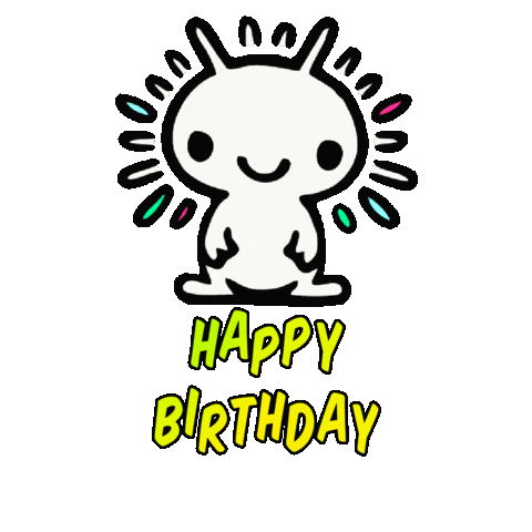 Happy Birthday Sticker Sticker by Cartoon.City