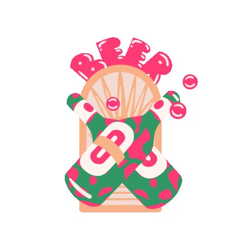 jdymek giphyupload summer beer bubbles Sticker