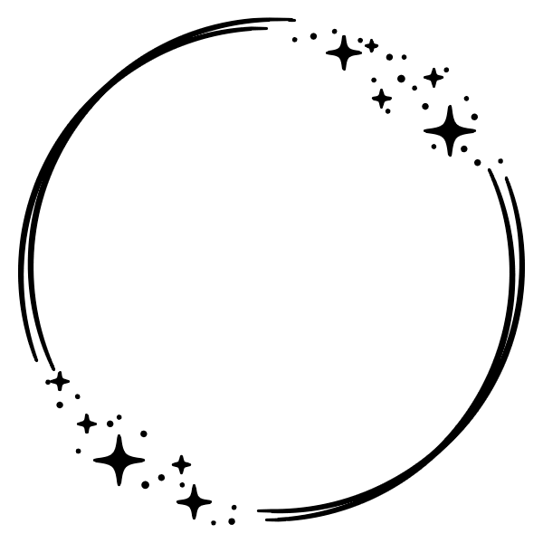 Sparkle Circle Sticker by HELPNOFEED