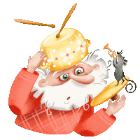 tanya_garg_kh tgart домовой явшоке головнаяболь Sticker