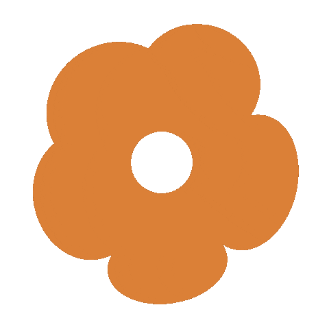 elifsinmaz giphyupload fashion flower orange Sticker