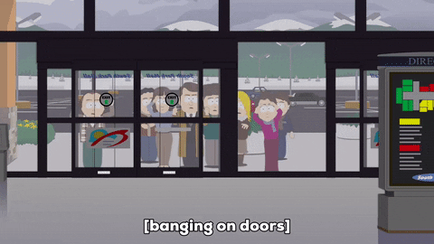 black friday crowd GIF by South Park 