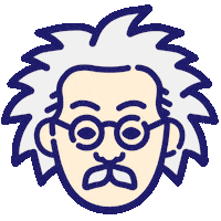 Einstein Aps Sticker by APSphysics