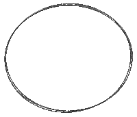 Black Circle Sticker by By Sauts // Alex Sautter