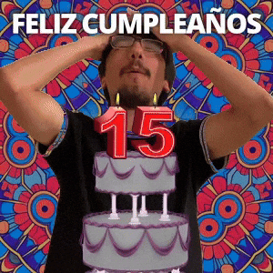 ¡Feliz 15.º cumpleaños!