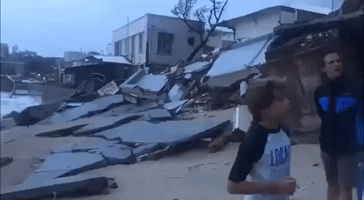Hong Kong Coastal Village Suffers Catastrophic Damage in Typhoon Mangkhut