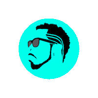 Dj House Sticker by Gene Farris