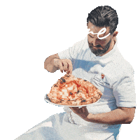 capvin love food pizza arte Sticker