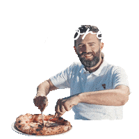 capvin love food pizza arte Sticker