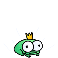 TheSupducks frog supducks kingfrog Sticker
