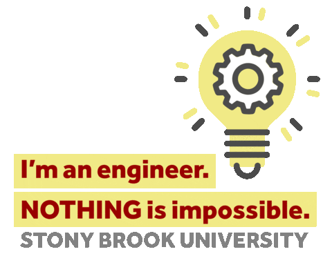 Innovation Genius Sticker by Stony Brook University