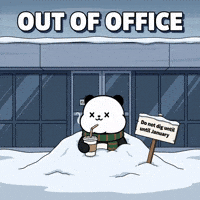 Snow Day Remote Work GIF by Kanpai Pandas
